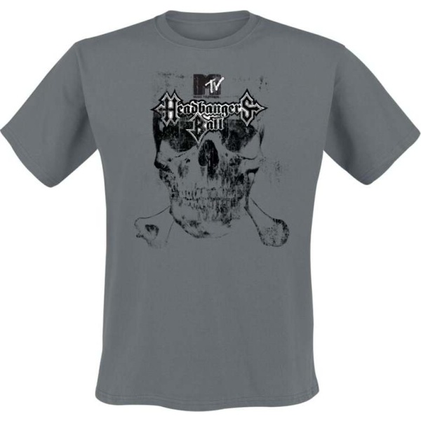 MTV Headbangers Ball Tričko tmavě šedá - Merchstore.cz
