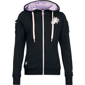 My Little Pony Dámská mikina s kapucí na zip černá - Merchstore.cz