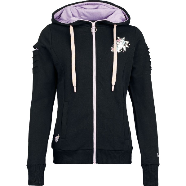 My Little Pony Dámská mikina s kapucí na zip černá - Merchstore.cz