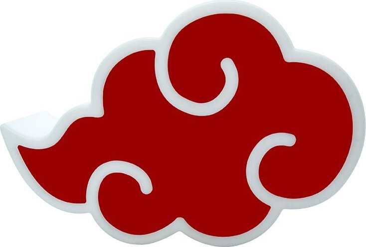 Naruto Shippuden - Akatsuki Cloud Lampa cervená/bílá - Merchstore.cz Naruto Shippuden - Akatsuki Cloud Lampa cervená/bílá - Merchstore.cz