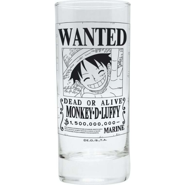One Piece Sada skleniček sada sklenicek průhledný - Merchstore.cz