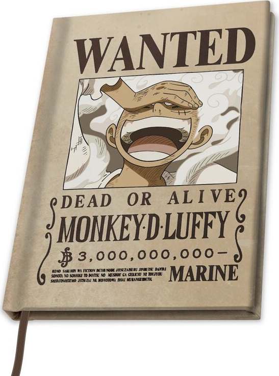 One Piece Wanted Luffy Notes vícebarevný - Merchstore.cz