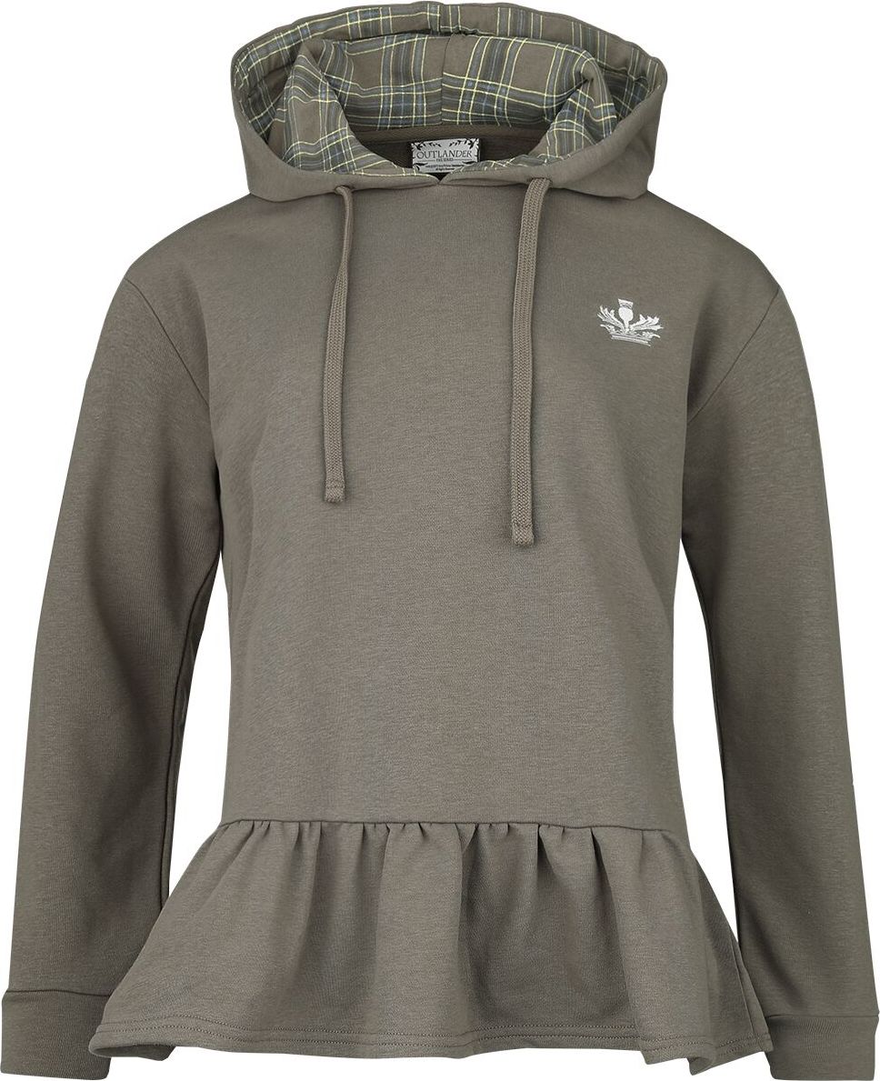 Outlander Thistle Dámská mikina s kapucí hnědá - Merchstore.cz Outlander Thistle Dámská mikina s kapucí hnědá - Merchstore.cz
