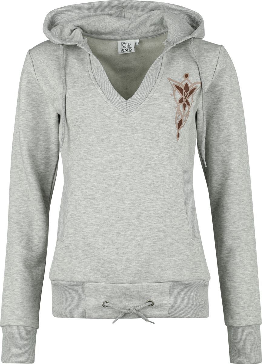 Pán prstenů Arwen & Aragorn Dámská mikina s kapucí šedá - Merchstore.cz Pán prstenů Arwen & Aragorn Dámská mikina s kapucí šedá - Merchstore.cz