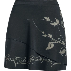 Pán prstenů Elven Leaves Sukně černá - Merchstore.cz