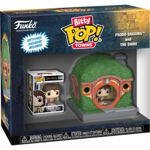 Pán prstenů Vinylová figurka čFrodo Baggins and The Shire (Bitty Pop! Town) Sberatelská postava standard - Merchstore.cz