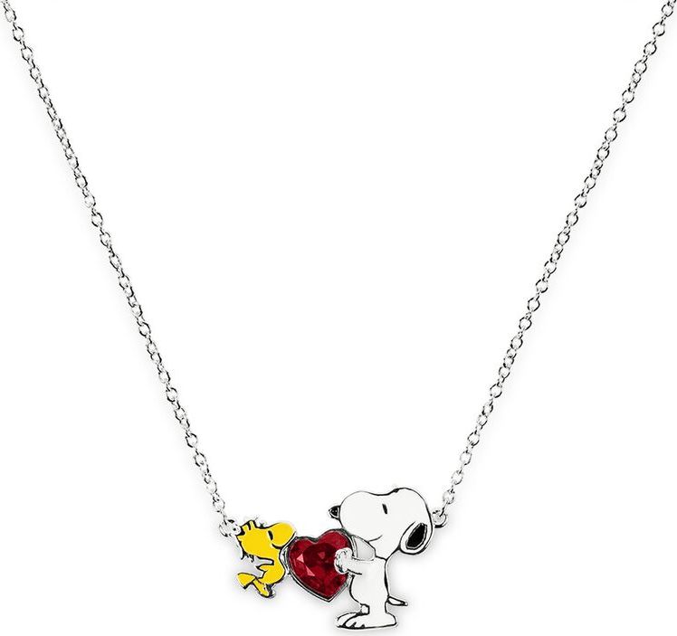 Peanuts Snoopy & Woodstock Náhrdelník - řetízek vícebarevný - Merchstore.cz Peanuts Snoopy & Woodstock Náhrdelník - řetízek vícebarevný - Merchstore.cz