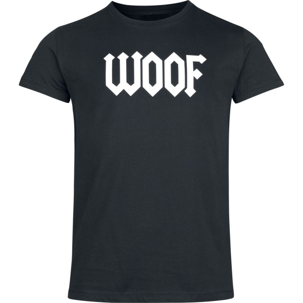 Peanuts WOOF Tričko černá - Merchstore.cz