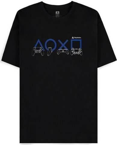 Playstation PlayStation Controller Tričko černá - Merchstore.cz
