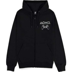 Playstation PlayStation Logo Mikina s kapucí na zip černá - Merchstore.cz