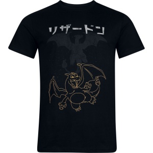 Pokémon Charizard Tričko černá - Merchstore.cz