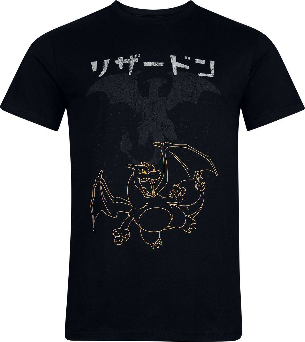 Pokémon Charizard Tričko černá - Merchstore.cz Pokémon Charizard Tričko černá - Merchstore.cz