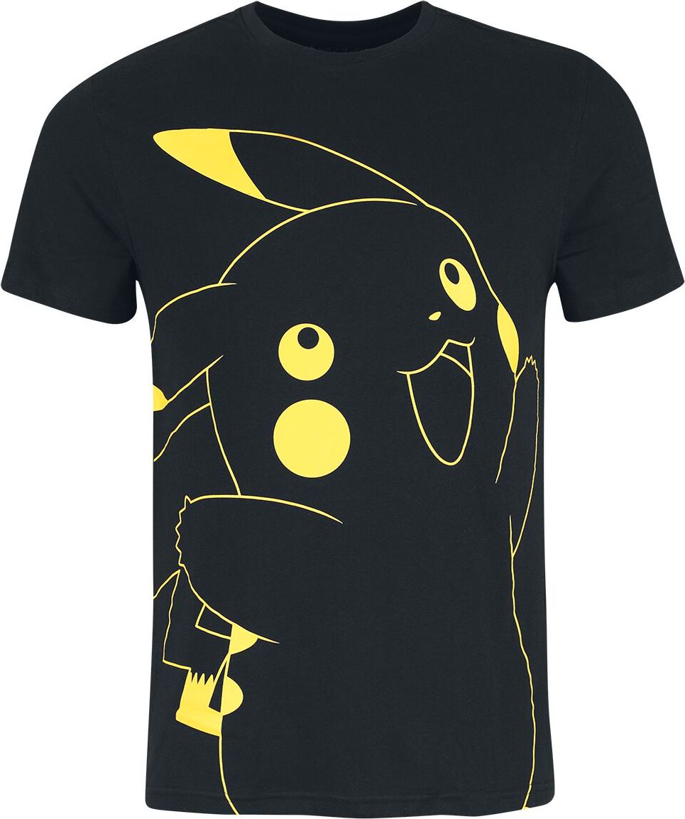 Pokémon Pikachu Tričko černá - Merchstore.cz