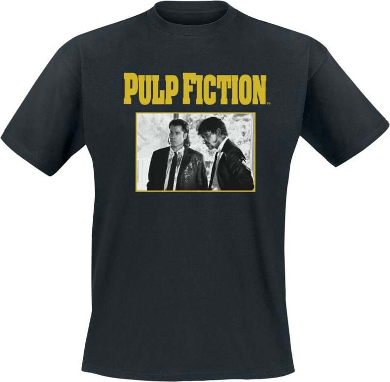 Pulp Fiction Vincent & Jules Tričko černá - Merchstore.cz Pulp Fiction Vincent & Jules Tričko černá - Merchstore.cz