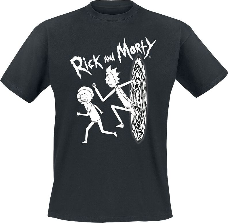 Rick And Morty Get Ready Tričko černá - Merchstore.cz