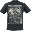 Rick And Morty Nobody Exists On Purpose Tričko černá - Merchstore.cz