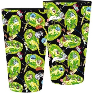 Rick And Morty Portal - 400ml sklenicka vícebarevný - Merchstore.cz