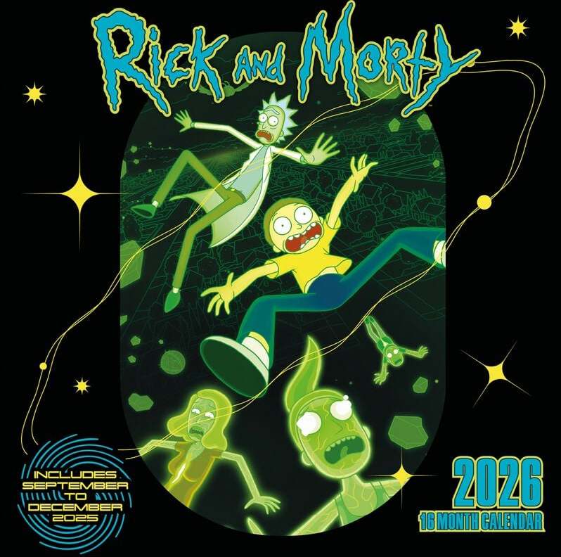 Rick And Morty Rick & Morty Nástenný kalendář vícebarevný - Merchstore.cz Rick And Morty Rick & Morty Nástenný kalendář vícebarevný - Merchstore.cz