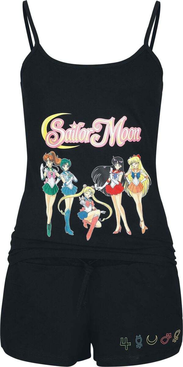 Sailor Moon Group pyžama černá - Merchstore.cz Sailor Moon Group pyžama černá - Merchstore.cz