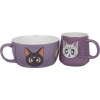 Sailor Moon Luna & Artemis jídelní sada vícebarevný - Merchstore.cz