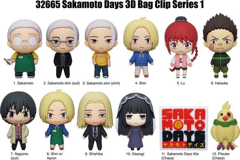 Sakamoto Days Sakamoto Days Přívěsek na tašku vícebarevný - Merchstore.cz Sakamoto Days Sakamoto Days Přívěsek na tašku vícebarevný - Merchstore.cz