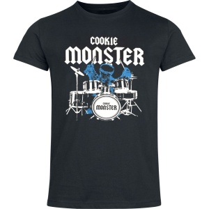 Sesame Street Cookie Monster Tričko černá - Merchstore.cz
