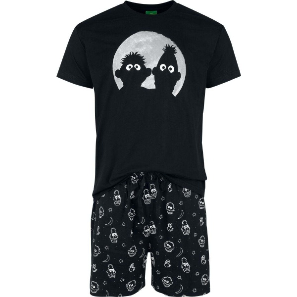 Sesame Street Ernie und Bert - Moonlight pyžama vícebarevný - Merchstore.cz