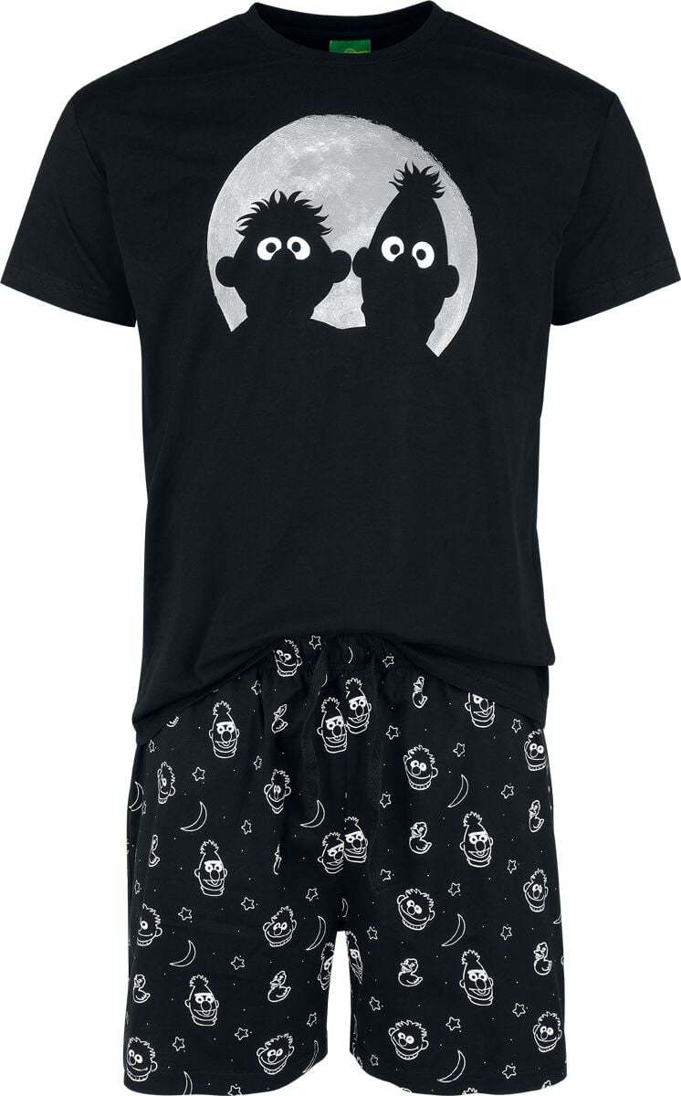 Sesame Street Ernie und Bert - Moonlight pyžama vícebarevný - Merchstore.cz