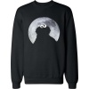 Sesame Street Krümelmonster - Moonlight - Cookie Monster Mikina černá - Merchstore.cz