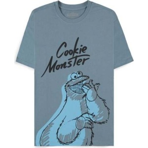 Sesame Street Krümelmonster Tričko modrá - Merchstore.cz
