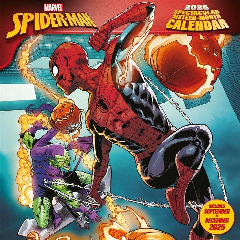 Spider-Man Animated Nástenný kalendář vícebarevný - Merchstore.cz Spider-Man Animated Nástenný kalendář vícebarevný - Merchstore.cz