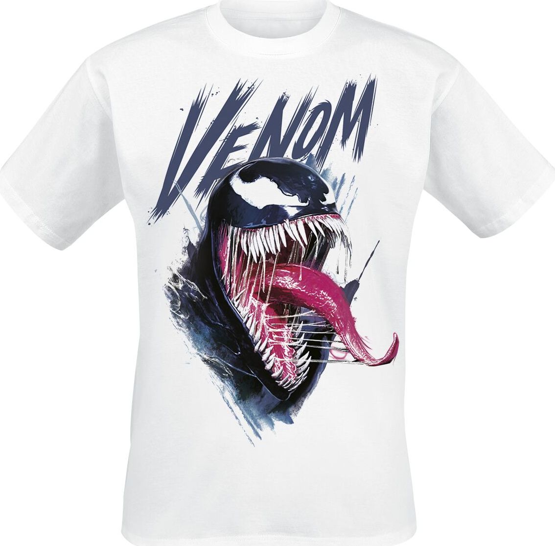 Spider-Man Marvel Games - Spider-Man 2 - Venom Scratched Tričko bílá - Merchstore.cz Spider-Man Marvel Games - Spider-Man 2 - Venom Scratched Tričko bílá - Merchstore.cz