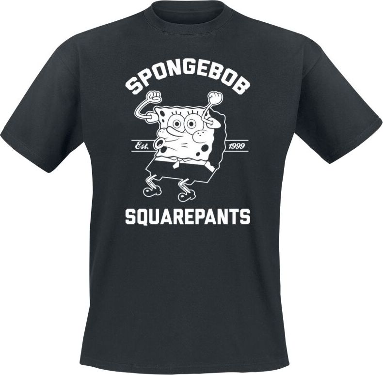 SpongeBob SquarePants Est. 1999 Tričko černá - Merchstore.cz SpongeBob SquarePants Est. 1999 Tričko černá - Merchstore.cz