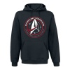 Star Trek Starfleet Command Mikina s kapucí černá - Merchstore.cz