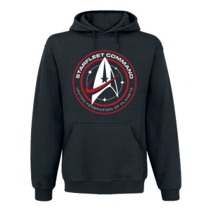 Star Trek Starfleet Command Mikina s kapucí černá - Merchstore.cz