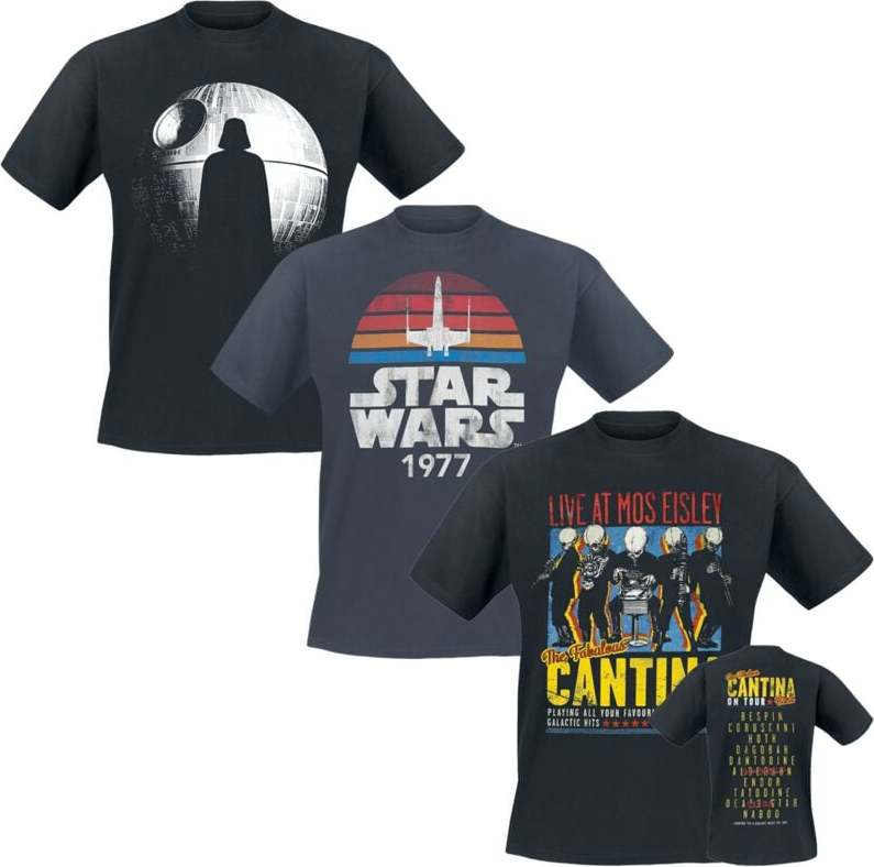 Star Wars Balík triček Tričko vícebarevný - Merchstore.cz Star Wars Balík triček Tričko vícebarevný - Merchstore.cz