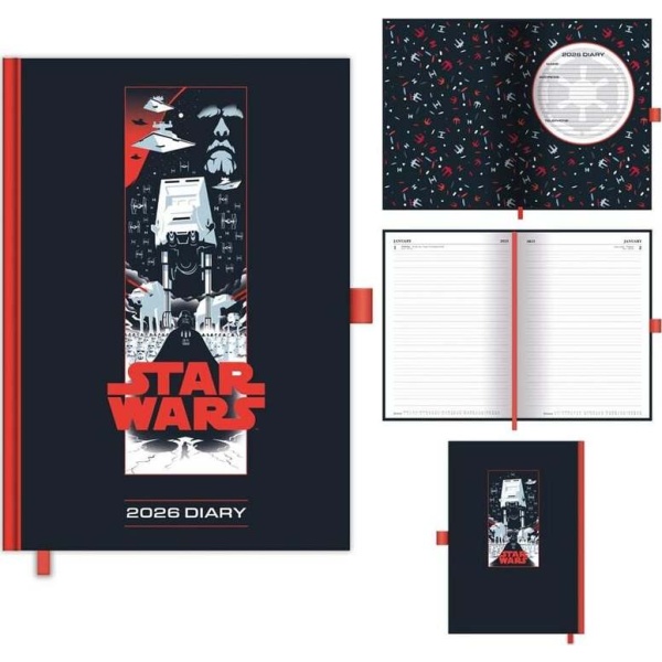 Star Wars Diář 2026 Diář vícebarevný - Merchstore.cz