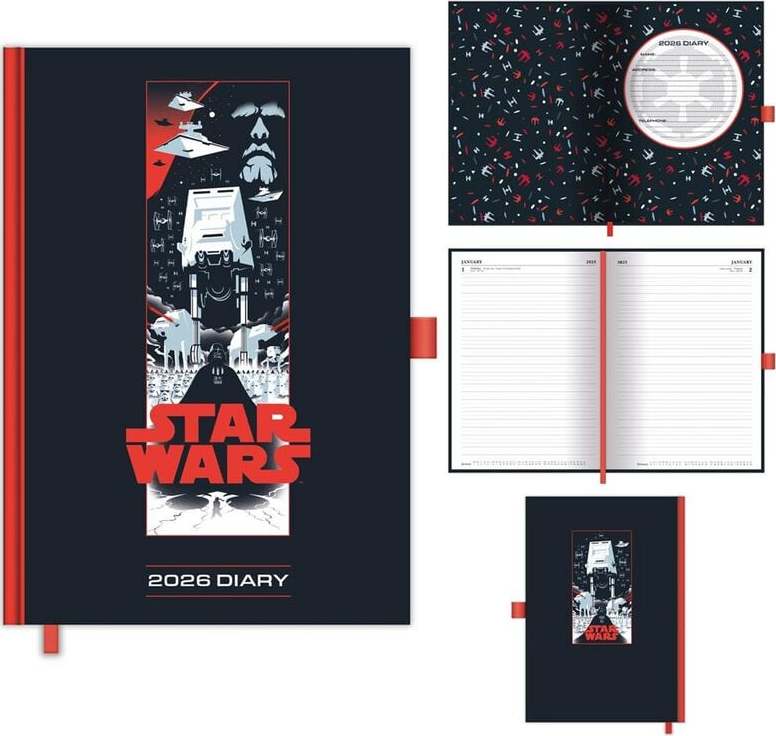 Star Wars Diář 2026 Diář vícebarevný - Merchstore.cz