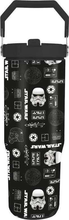 Star Wars Láhev na pití láhev cerná/bílá - Merchstore.cz Star Wars Láhev na pití láhev cerná/bílá - Merchstore.cz