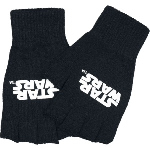 Star Wars Logo rukavice bez prstů černá - Merchstore.cz