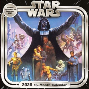 Star Wars Nástěnný kalendář 2026 Nástenný kalendář vícebarevný - Merchstore.cz