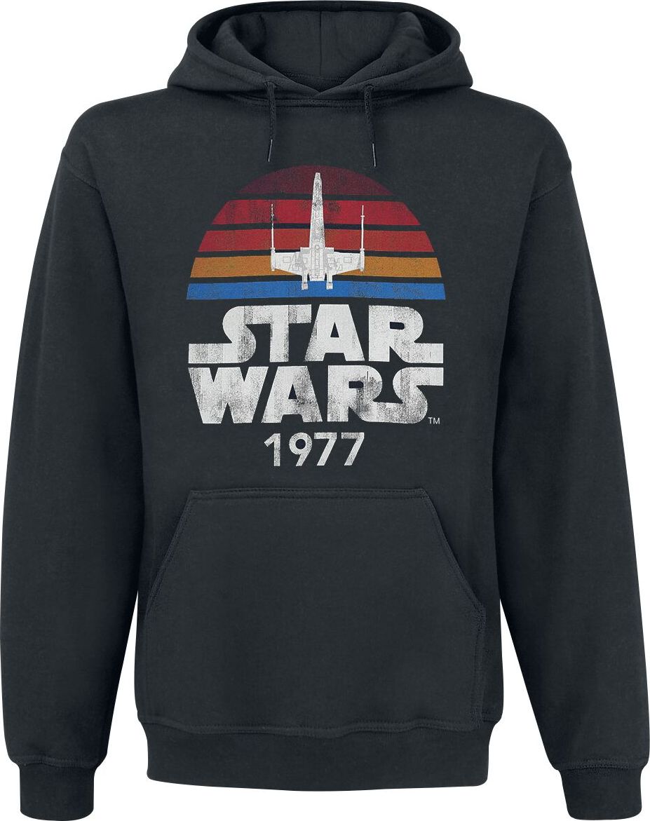Star Wars 1977 Mikina s kapucí černá - Merchstore.cz Star Wars 1977 Mikina s kapucí černá - Merchstore.cz