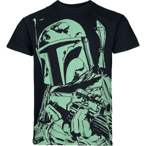 Star Wars The Mandalorian Green Tričko černá - Merchstore.cz