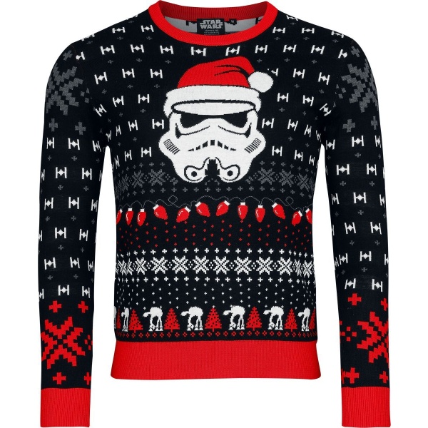 Star Wars Ugly Santa Trooper Pletený svetr vícebarevný - Merchstore.cz