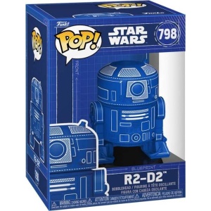 Star Wars Vinylová figurka č.798 R2-D2 (Blueprint) Sberatelská postava standard - Merchstore.cz