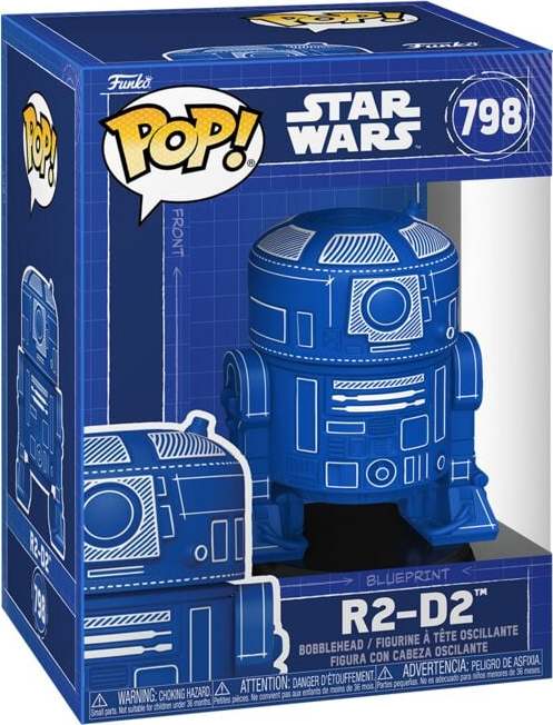 Star Wars Vinylová figurka č.798 R2-D2 (Blueprint) Sberatelská postava standard - Merchstore.cz Star Wars Vinylová figurka č.798 R2-D2 (Blueprint) Sberatelská postava standard - Merchstore.cz