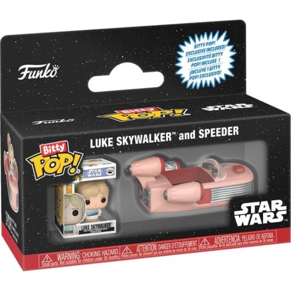 Star Wars Vinylová figurka Luke Skywalker and Speeder (Bitty Pop! Ride) Sberatelská postava standard - Merchstore.cz