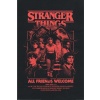 Stranger Things All Friends Welcome plakát vícebarevný - Merchstore.cz