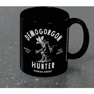 Stranger Things Demogorgon Hunter Hrnek černá - Merchstore.cz