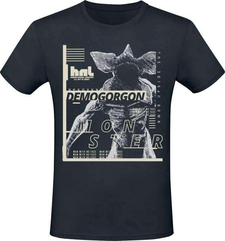 Stranger Things Demogorgon Tričko černá - Merchstore.cz Stranger Things Demogorgon Tričko černá - Merchstore.cz